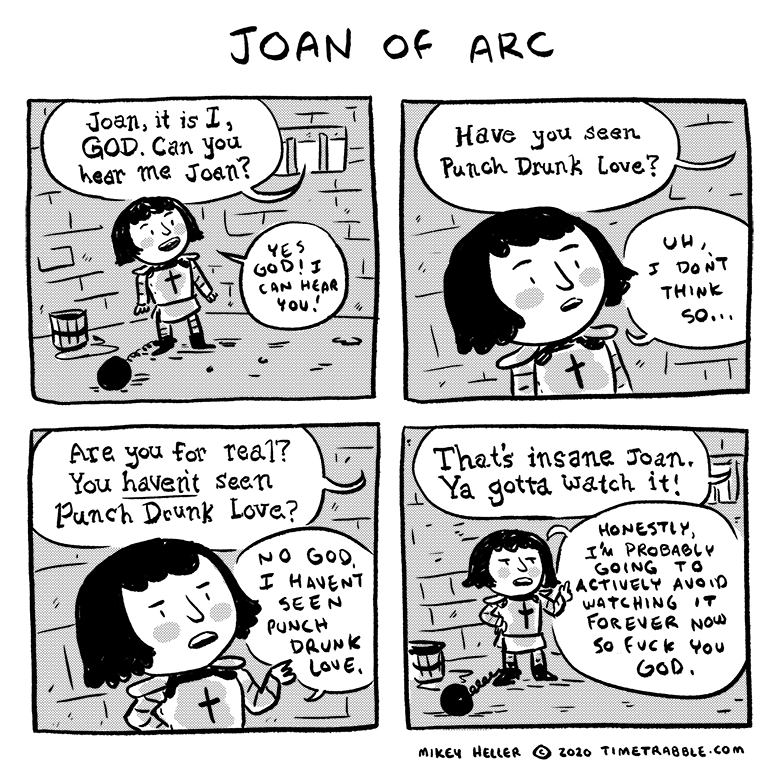 i drew a comic about Joan or Arc 