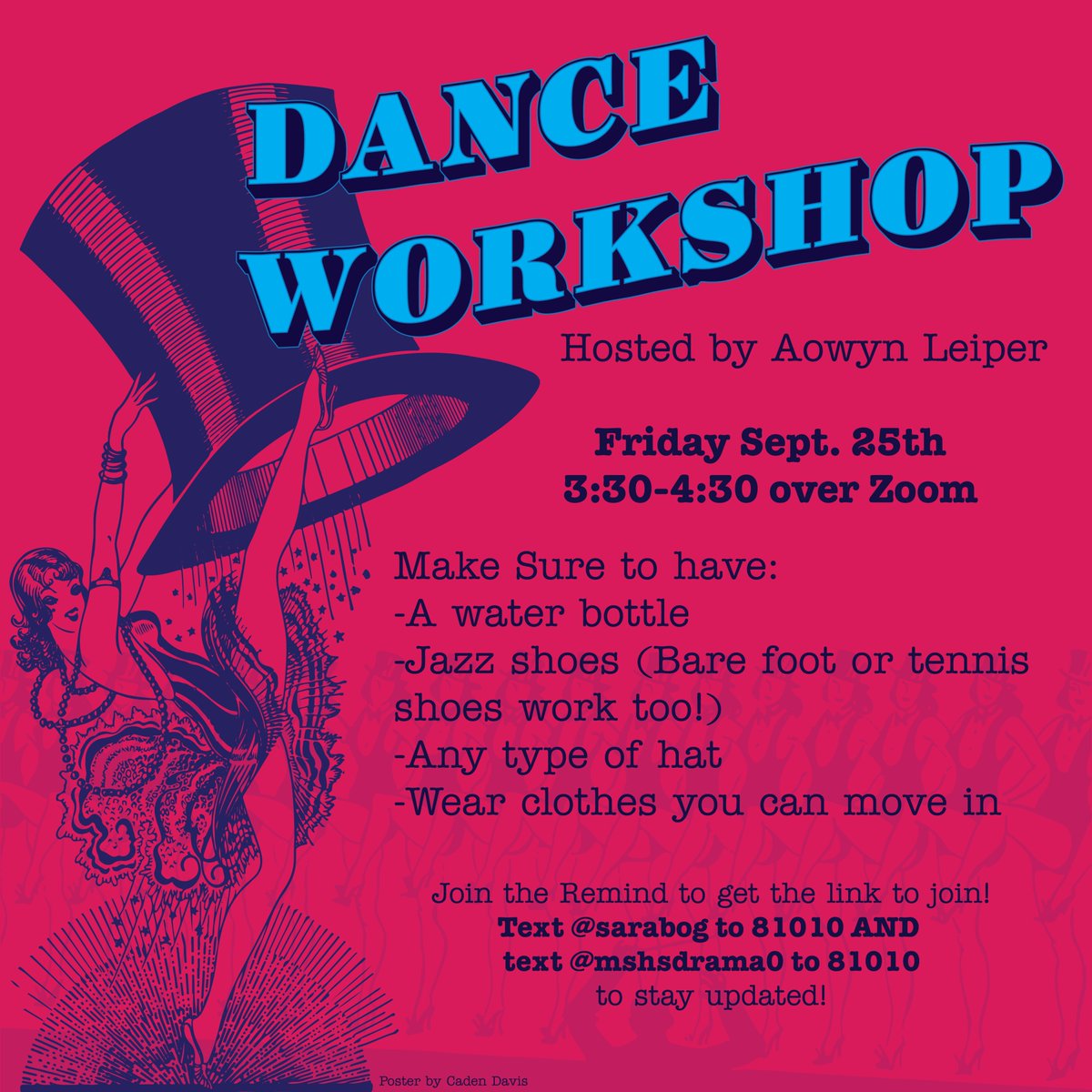 mshsdrama's tweet photo. We have a dance workshop coming up! Mark your Calendars! https://t.co/oLn5Di5GuR