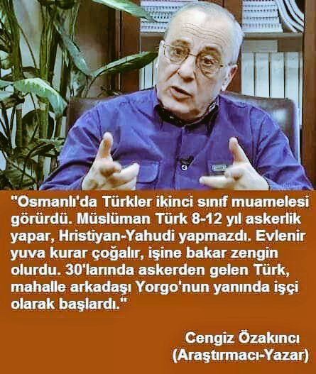 32-Maliyesini, hariciyesini, tarımını, madenlerini ve de mülkiyesini gayrimüslimlere bırakmış devlet soykırım yapabilir mi? Ha yaparsa da ancak Türklere yapar! Zaten soyu kırılan da bellidir!Alıntı kaynak Sinan KUNERALP "Son Dönem Osmanlı Erkan ve Ricali" İsis Yayınları, 1999