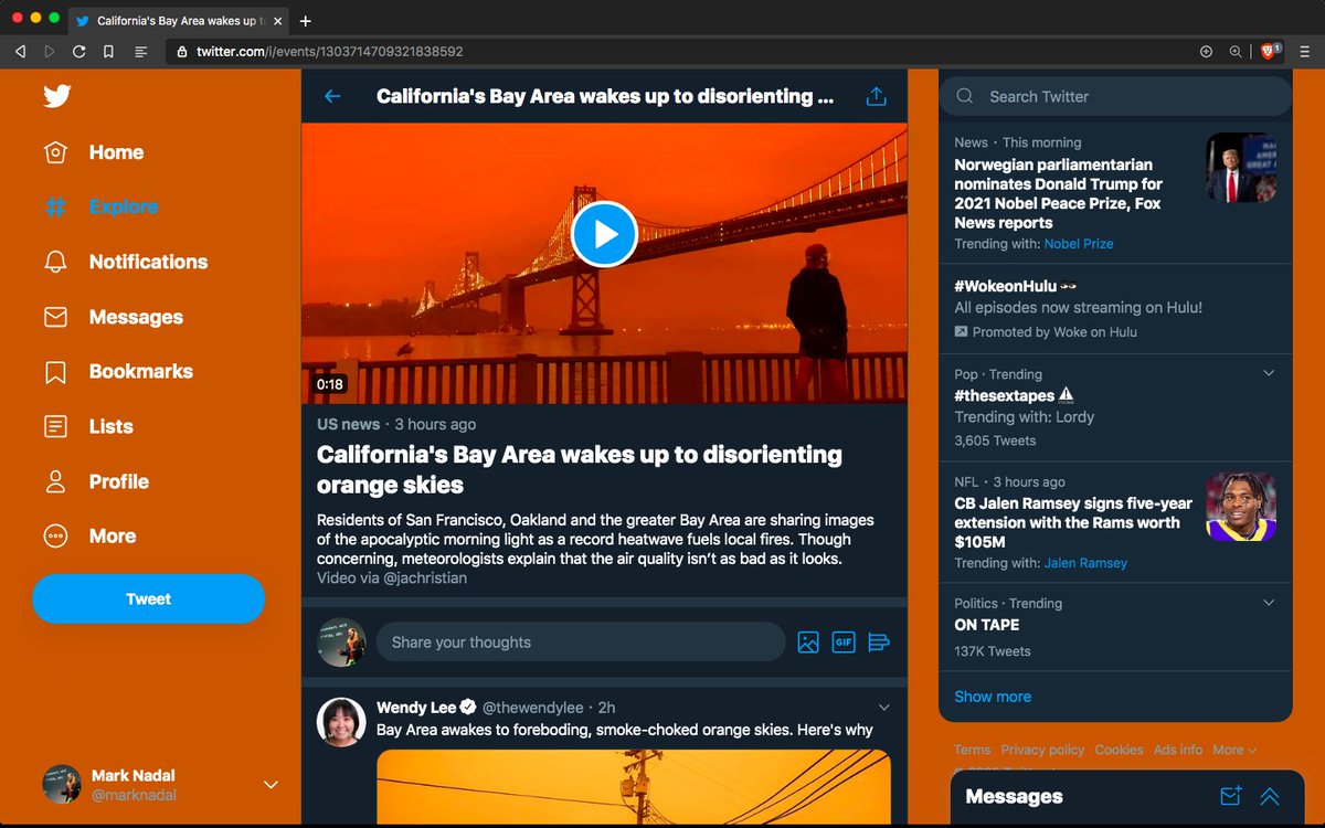 marknadal's tweet image. Like #Darkmode ?

Why not try out the new #Apocalypsemode !

🎊⚡️Proud to launch apocalypse.css framework ⚡️🎊

All star team, each of them has:
25 years of React experience, 42 years of ageism, 69 years of successful exits.

Our team is on 🔥🔥🔥

literally