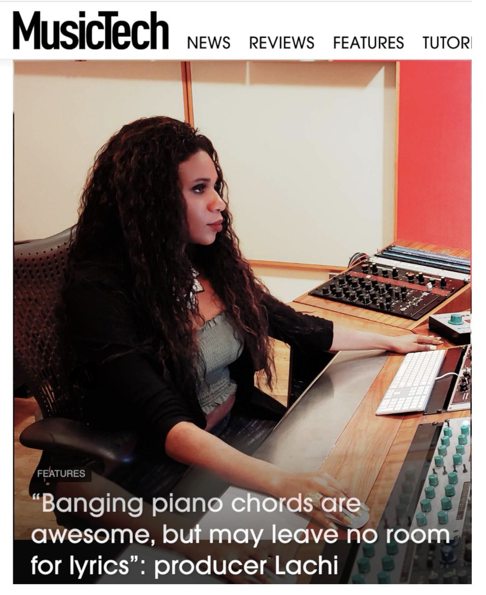 On the homepage of <a href="/MusicTechMag/">MusicTech</a> today! Promoting badass chick in music, I'll be part of @Adam_Audio's Women in Music series next week! Check out out! 🔥

s/o <a href="/bsideproject/">B-Side Project</a>

Read here: musictech.net/features/inter… #musicproducer #musicislife