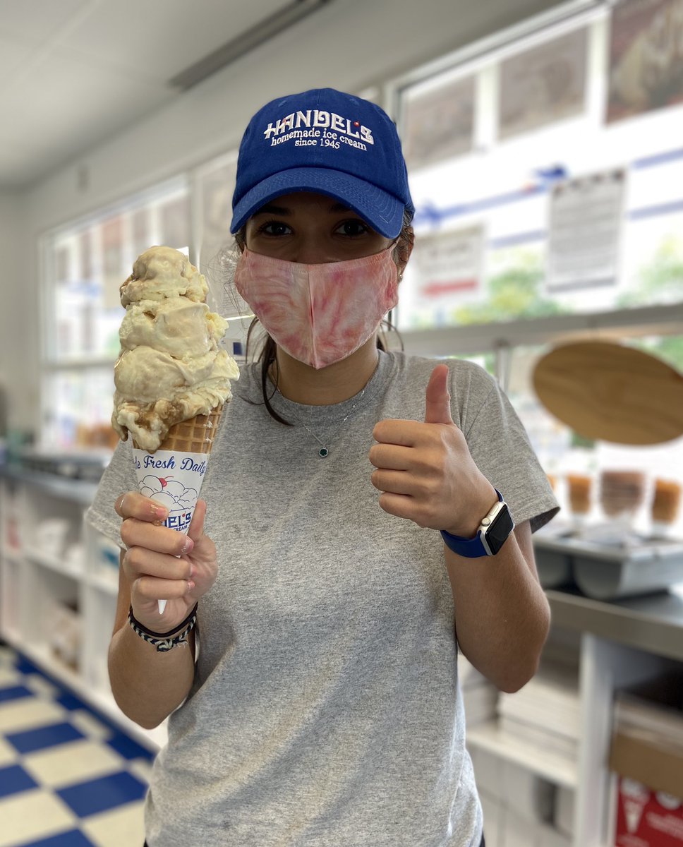 TburgHandels's tweet photo. Cinnamon Roll Ice Cream 
gets a thumbs up from all!! 👍🏼 

Scooping until 10pm

https://t.co/uKUUF90BxL https://t.co/KtaO3Of5Wi