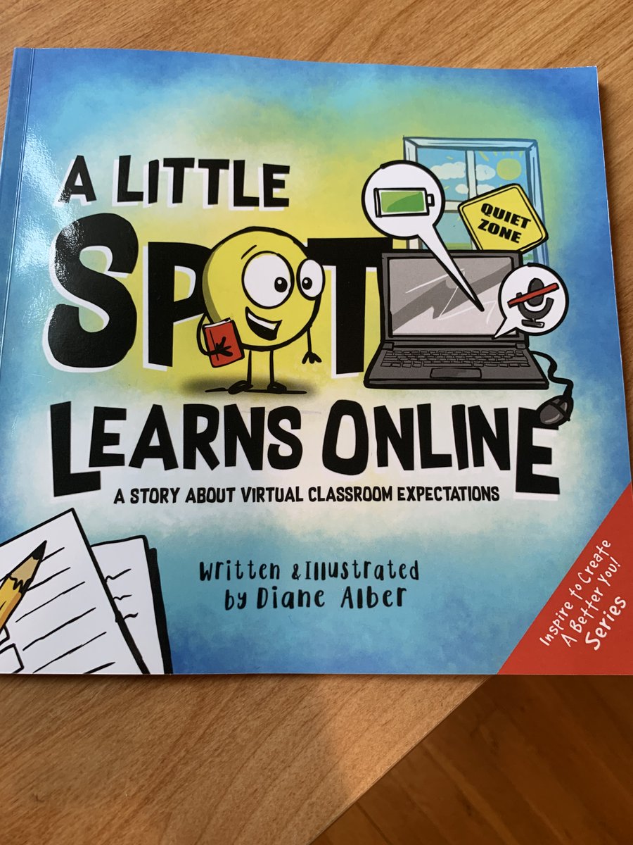 C__Ponto's tweet photo. Loved using this book to discuss Zoom etiquette and remote learning expectations with my classes! Inspired by the book, we created a list of rules called "Stick to the Six". #pwaypride #alittleSpot https://t.co/4PHM5PI9k0