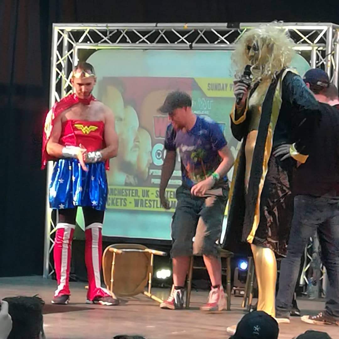 jools_71's tweet photo. 2 years ago at Wrestling MediaCon - @WrestleTalk_TV vs @Cultaholic https://t.co/PQ0eqTNZzG