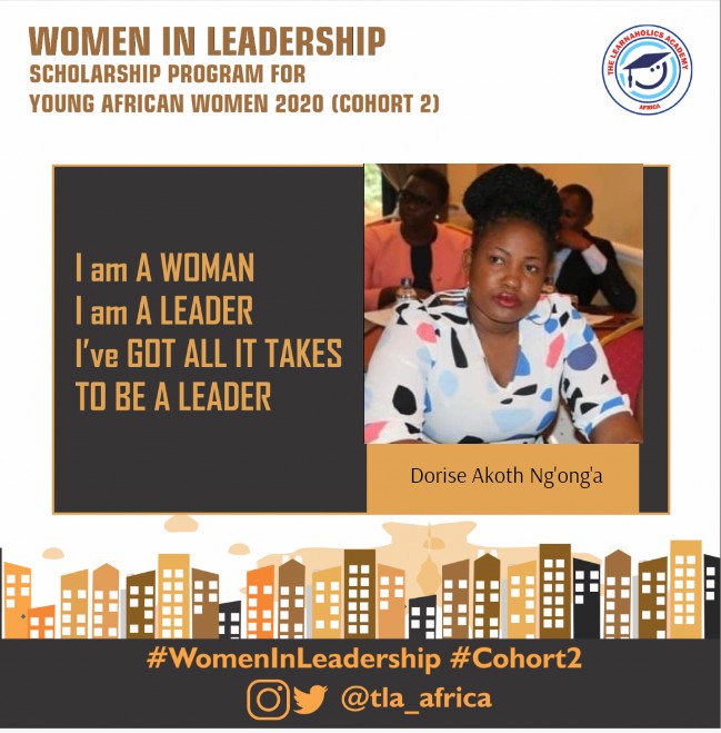 AkothDorise's tweet photo. Its a wonderful opportunity to have a scholaship @tla_africa for a leadership course.
What a blessing
#womeninleadership https://t.co/uyExmvJ7g8