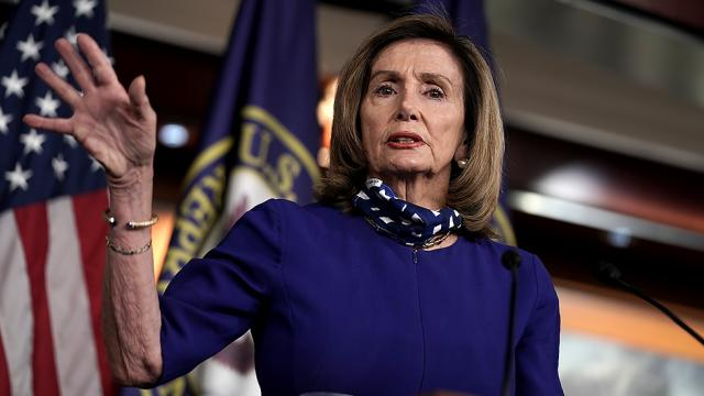 thehill's tweet photo. Pelosi: "In eight weeks we'll be celebrating the election of Joe Biden" https://t.co/CfvyP0fRMR https://t.co/HevFUG3tHs