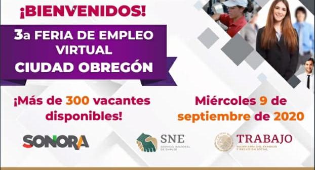 RSonoraFM's tweet photo. Con más de 350 registros de participantes, se efectúa la Tercera Feria Virtual de Empleo, en esta ocasión para Ciudad Obregón, organizada por el @SNESonora 
@STSonora https://t.co/KhP0JDFkE1