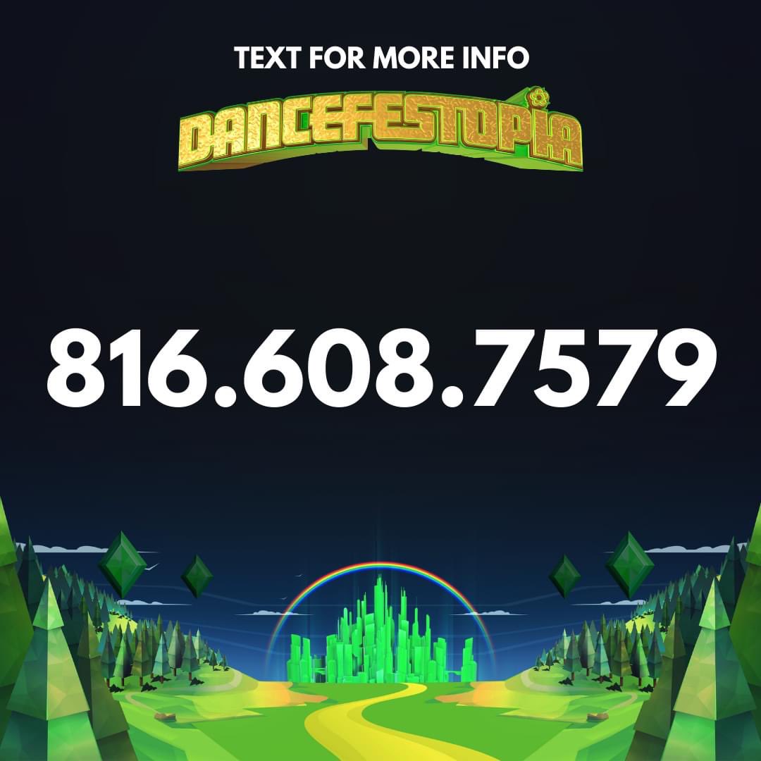 Dancefestopia's tweet photo. Today would've been the first day of #DFT2020 😭 We miss you and want to keep in touch while we're away! 💚

Text this number to connect with the Dancefestopia team and to receive the latest info! We might be giving away a #DFT2021 package as well 😈 https://t.co/UzRWiio6mT