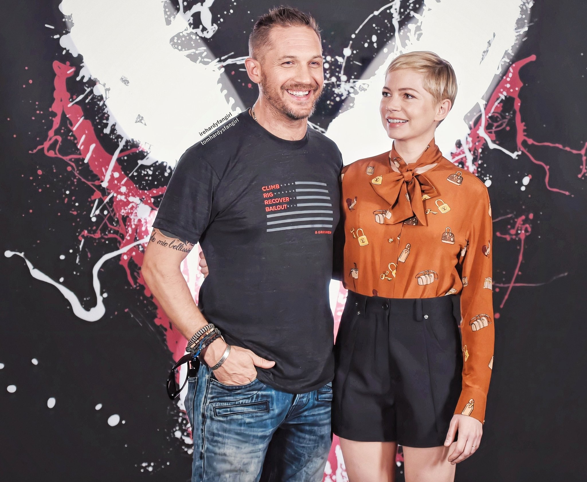   Tom Hardy & Michelle Williams  Happy Birthday, pretty Michelle! 