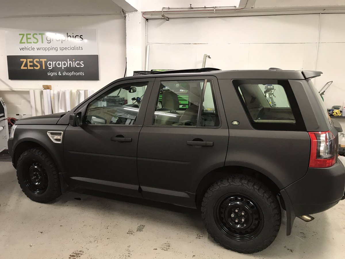 New camera car wrapped and ready for fixed equipment rigging tomorrow. On/off road filming coming very soon. Thanks to <a href="/ZestGraphics/">Zest Graphics</a> 👍