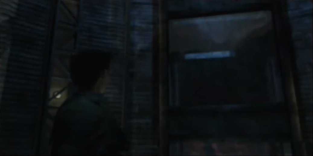 STARS_TyranT's tweet photo. The original version of CODE: Veronica didn't have Claire getting caught by Wesker at the end, (Chris didn't fight Wesker). Claire instead, rides the elevator straight to the harrier.

These are the shots of Claire looking down at Alexia and Chris. Chris looks back.

#REBHFun https://t.co/C1HJRepzhz