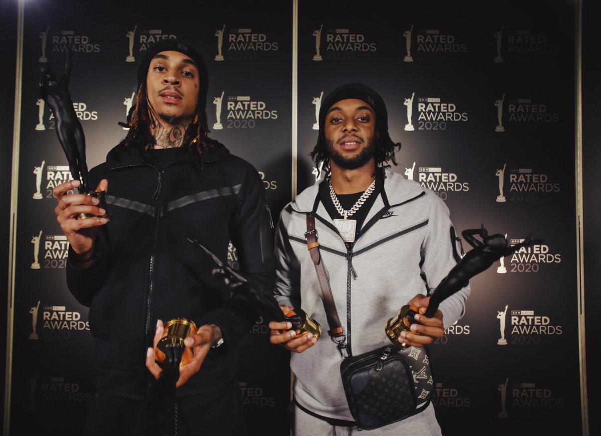 GRMDAILY's tweet photo. 🏆 WINNER: Congratulations to @DBlockEurope @YoungAdz1 @DIRTBIKE_LB on winning the 2020 @RatedAwards ‘Male Artist of the Year’ award

📱 #RatedAwards https://t.co/eYhUOkTRp0