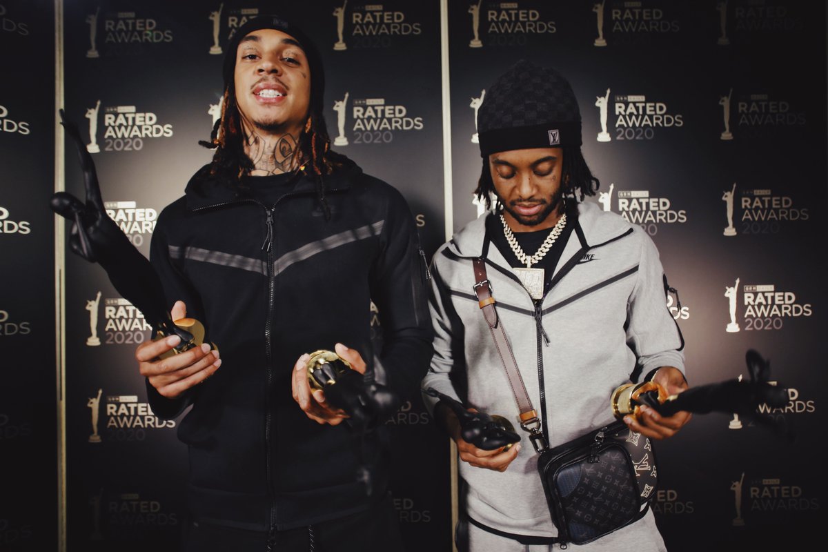 GRMDAILY's tweet photo. 🏆 WINNER: Congratulations to @DBlockEurope @YoungAdz1 @DIRTBIKE_LB on winning the 2020 @RatedAwards ‘Male Artist of the Year’ award

📱 #RatedAwards https://t.co/eYhUOkTRp0