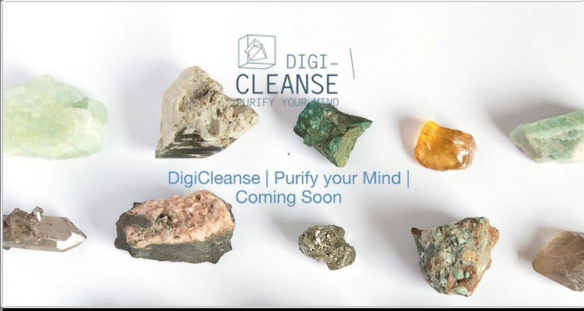 DigiCleanse's tweet photo. Watch this space! https://t.co/DGgUdSlIFm #newbeginnings #digitalwellness #digitalhealth #digitalfreedom https://t.co/t4ig4wL5At