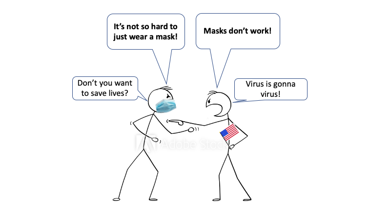 Nobody wants unnecessary deaths. Wearing a face covering isn’t that hard to do, so what’s the big deal? Why are we so divided? (2/X)