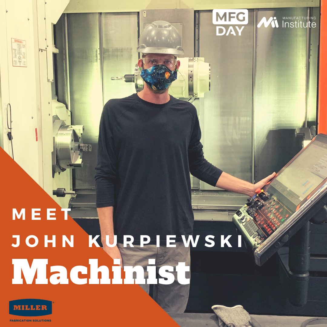 MillerFabSol's tweet photo. Meet John Kurpiewski, a #MillerFabricationSolutions #Machinist, and other #manufacturingexperts in the upcoming #MeetanExpert #virtualevent this #MFGMonth on October 7. Sign ✍️ up now: https://t.co/Iazk00q2nt #CreatorsWanted #MFGDay20 #CelebrateManufacturing #IMakeinPA https://t.co/eJEFqYGbn1