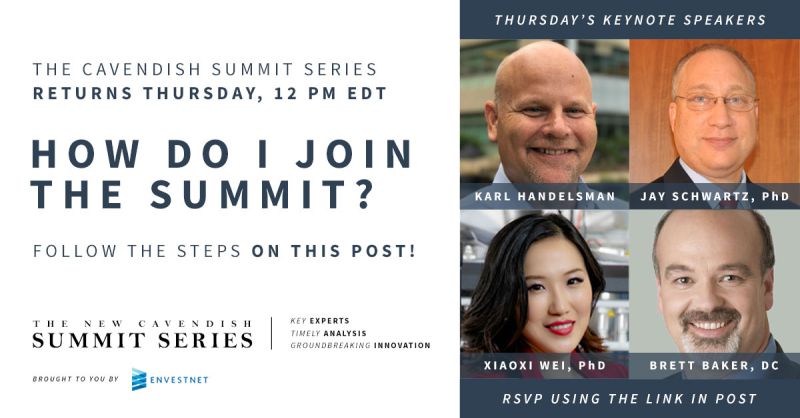 CavendishGlobal's tweet photo. The #Cavendish Summit Series goes live at 12 PM EDT tomorrow! Not sure how to attend? RSVP at https://t.co/m1OoZyxeEL and receive your #GoToWebinar link! See you at the Summit! https://t.co/DEIJ0Vsix1