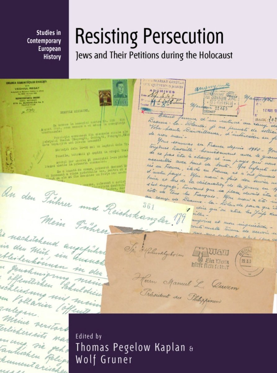NewBooksGeno's tweet photo. Thomas Pegelow Kaplan and Wolf Gruner join the NBN's Kelly McFall to debrief us on their new edited volume, RESISTING PERSECUTIONS: Jews and Their Petitions during the Holocaust (@BerghahnHistory). Give their discussion a listen ⤵️

#GenocideStudies

https://t.co/POajwR71r3 https://t.co/enwfElVIVy