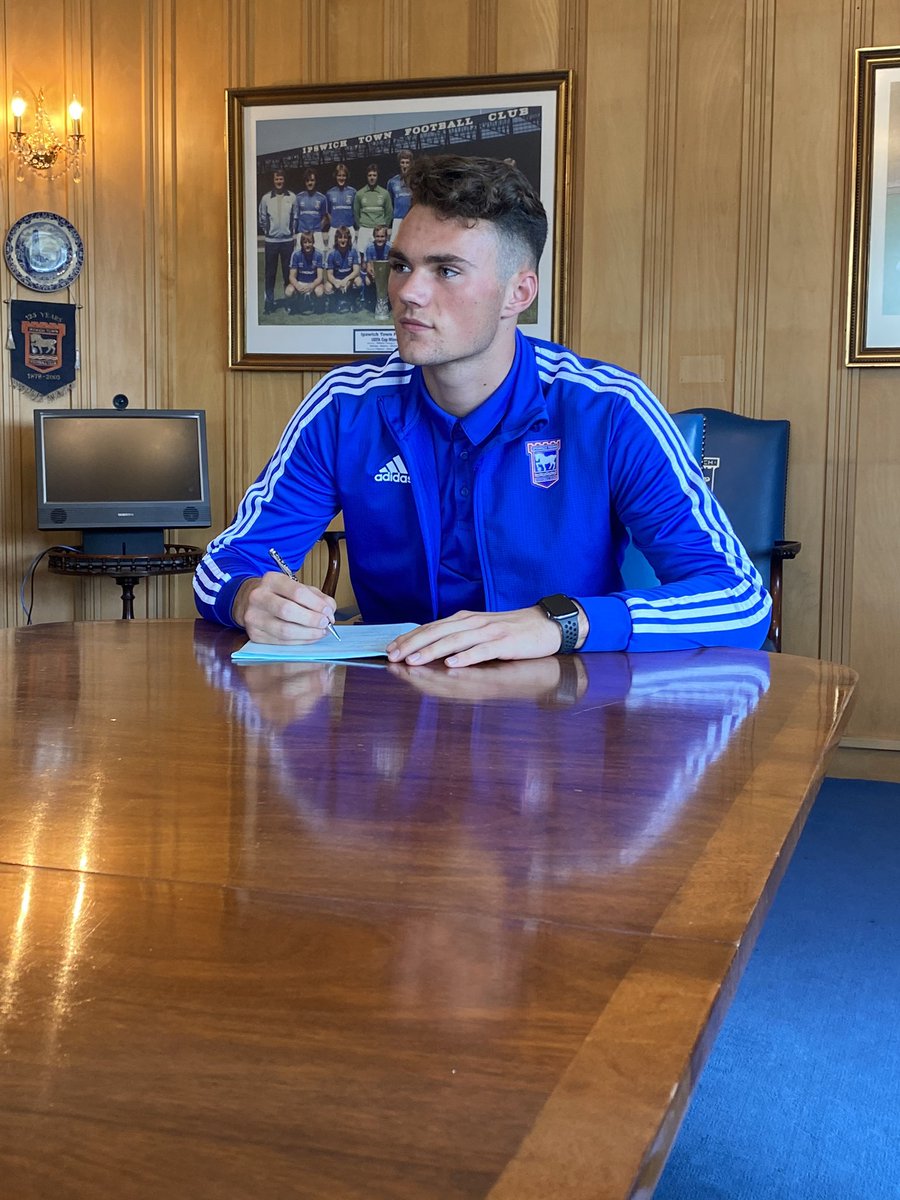 leesantorini's tweet photo. A huge congratulations to our son @bertwhitee on signing your first pro contract @IpswichTown enjoy your journey mate, so proud of you! https://t.co/BkA0kejOxK