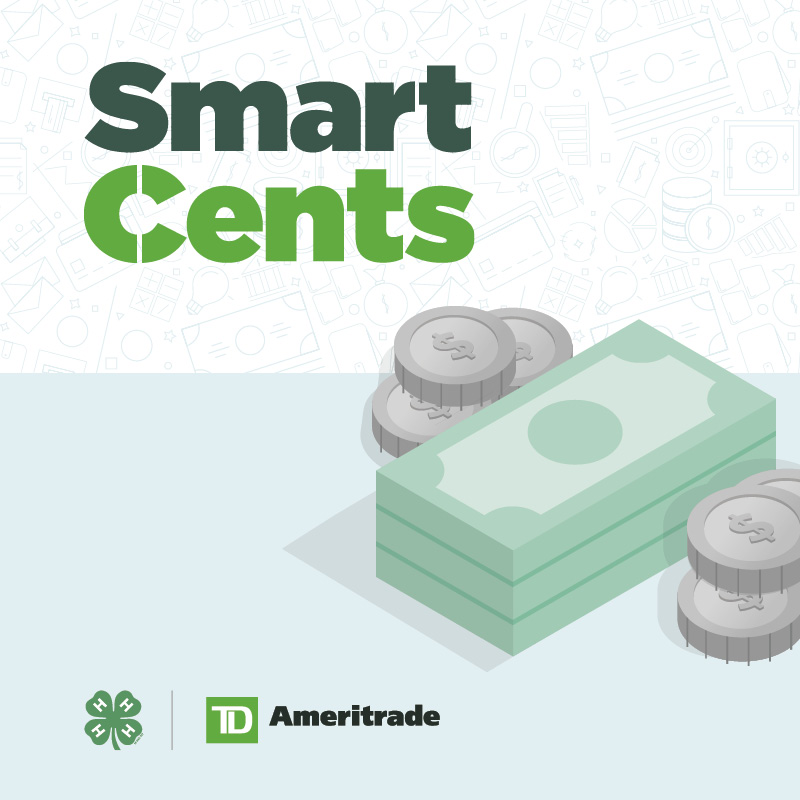Teachers and Parents, interested in having your students (and you) learn to be "Smart" with money? The <a href="/DouglasSarpyExt/">Nebraska Extension in Douglas-Sarpy Counties & 4H</a> 4-H program in partnership with <a href="/4H/">4-H</a>
 and @TDAmeritrade are delivering the Smart Cents Program! Virtual programs start soon! Questions or sign up? 402-444-1799