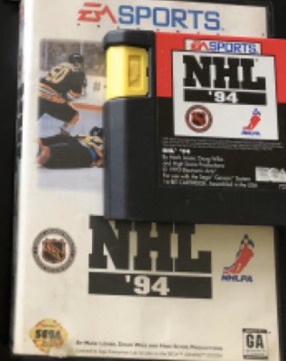 80sSportsNStuff's tweet photo. I’m not saying NHL ‘94 for Genesis is the best video game of all-time...I’m just saying it’s in the conversation. https://t.co/Z4cwrK1sxM