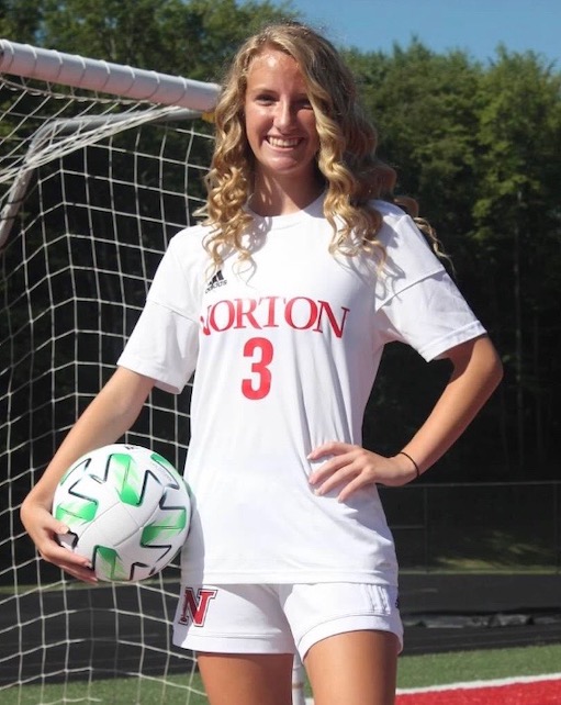 GASSCA_'s tweet photo. Congratulations to Camryn Emerling from Norton High School Girls soccer team. Camryn's 4 goals and 3 assists helped Norton to a 2-0-1 start to the season, and also earned her the GASSCA D2 Girls Player of the Week award. Great job, Camryn! https://t.co/gUxU5aquk2