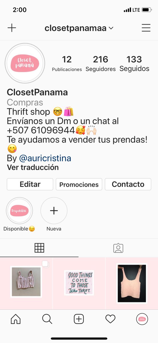 Holaa, finally me animé a hacer un emprendimiento de ropa de segunda mano😋 pliss me pueden ayudar dándome follow en ig y dándole Rt y like a este tweet, se los agradecería un montón🙌🏻🥰  #supportlocal  instagram.com/invites/contac…
