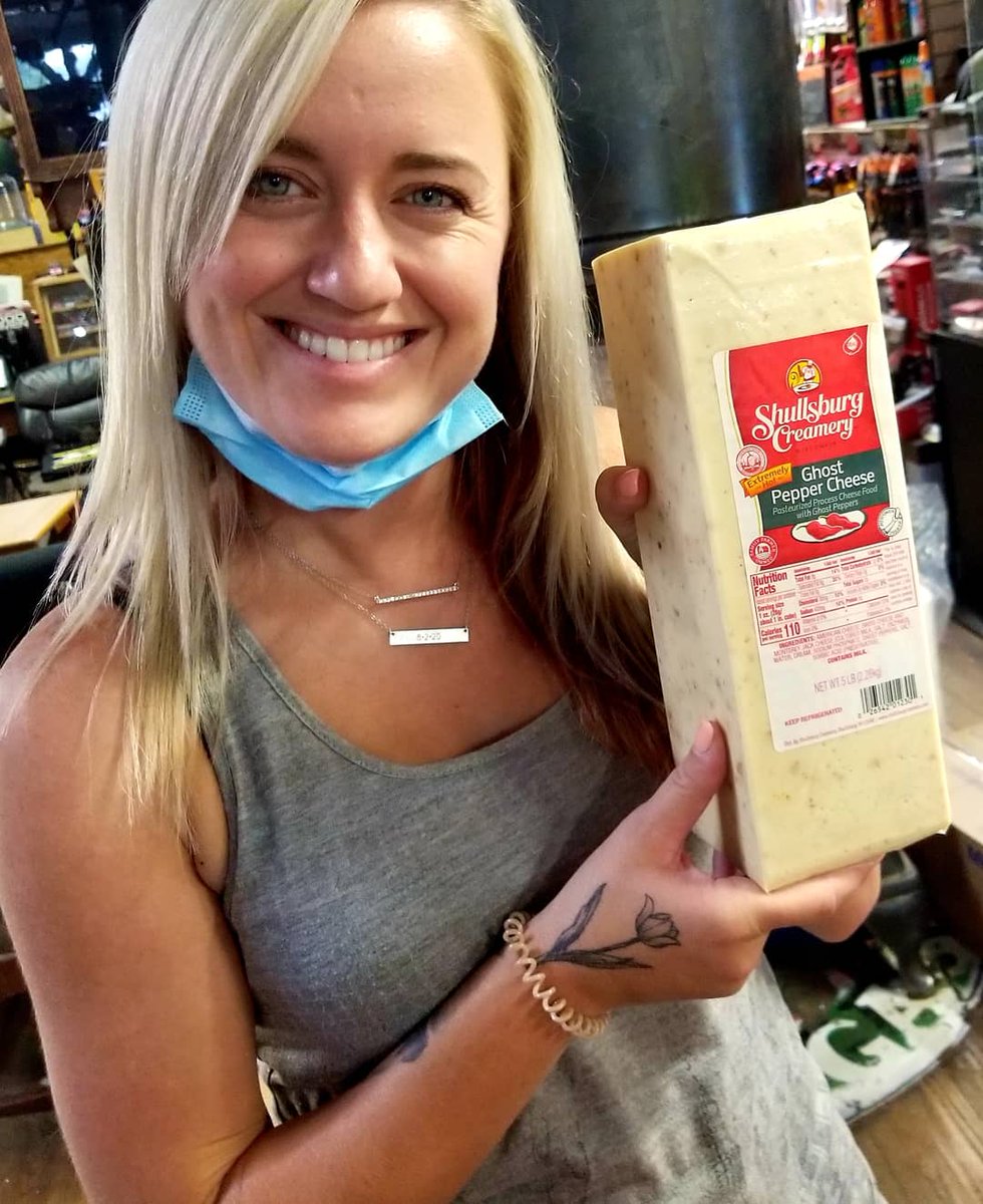 CranesStore's tweet photo. Hard to contain our excitement that Old Fashion Loaf and Ghost Pepper Cheese is back in stock!
.
#1meat1cheese2dollars #simplepleasures #CranesStore #BootsBulletsBritchesBologna #itsaysbritches #generalstore #Since1889 #countrystore #getoutside #ShopLocal #shopsmall #countrygirls https://t.co/ReJ7FZzUGB
