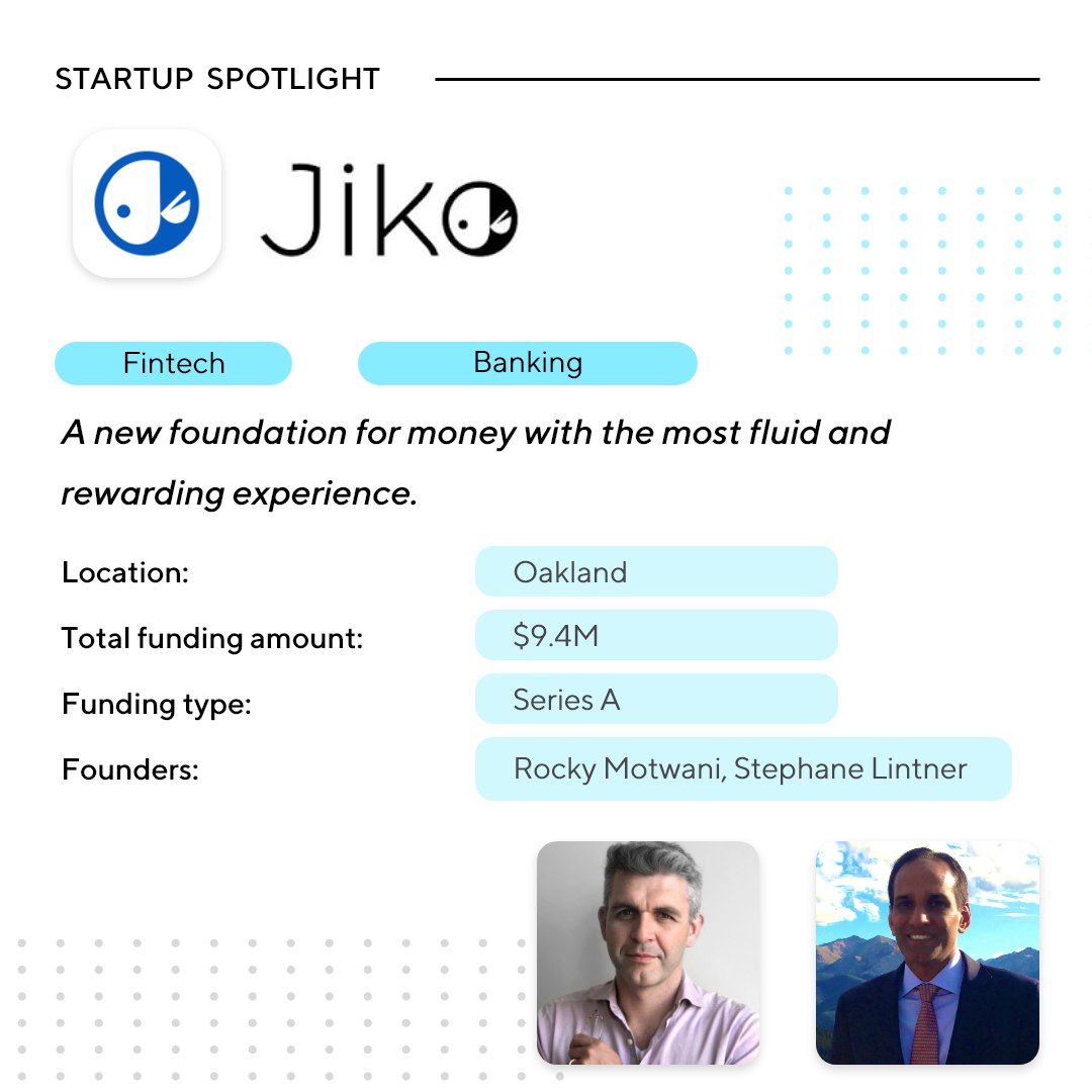 coefficientlabs's tweet photo. The 3 most innovative #fintech #startups you need to know about this week! 

🌟 @teamjiko
🌟 @finix  
🌟 @getesusu

Check out the posts to learn more about them! If there are any companies you think we should feature, tag them in the comments! https://t.co/a3k7xFkBhT