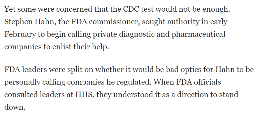 For a start, we'd likely have caught early cases more quickly.Early-Feb discussions about a more aggressive FDA posture on expanded testing were shut down by HHS. At the same time that CDC test criteria and technical faults had hugely limited testing.  https://www.washingtonpost.com/national-security/2020/04/04/coronavirus-government-dysfunction/?arc404=true