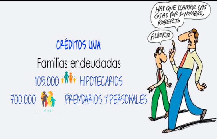 isabel_lasala's tweet photo. Llamemos las cosas por su nombre CRÉDITOS UVA.
LA GACETILLA DE HOY 9/9 DEL COLECTIVO HIPOTECARIOS habla de 100.000 familias. Llamo al diálogo y reflexión de sus voceros para que una vez por todas entiendan que  el Sr.@alferdez dice que son pocos, repite lo que Uds informan. https://t.co/If0mARh5m8