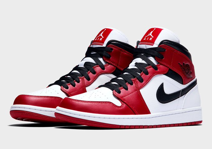 Air Jordan 1 Mid ‘White Heel’