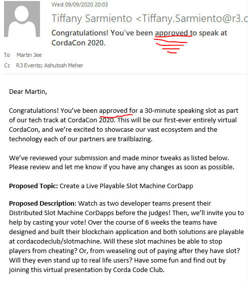MartinJee's tweet photo. Woooooohooooooooooooo!!!!!!!!!!!!!!!!!!!!! Come on! This is gonna be GOOD people, this is gonna be really cool - like nothing that's ever been seen at CordaCon before!!! @inside_r3 #cordacodeclub #cordacon2020 https://t.co/UvAkPH3JSy