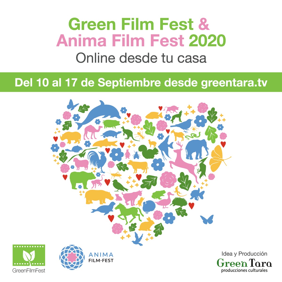 ¡Mañana llega el #GreenFilmFest11!

No te pierdas la nueva edición del festival internacional organizado por <a href="/GreenFilmFestAR/">Green Film Fest, BA</a> y Anima Fest, con lo mejor del cine ambiental. 🌱📽️

Podés ver el programa acá ▶️ greentara.tv/pages/festival