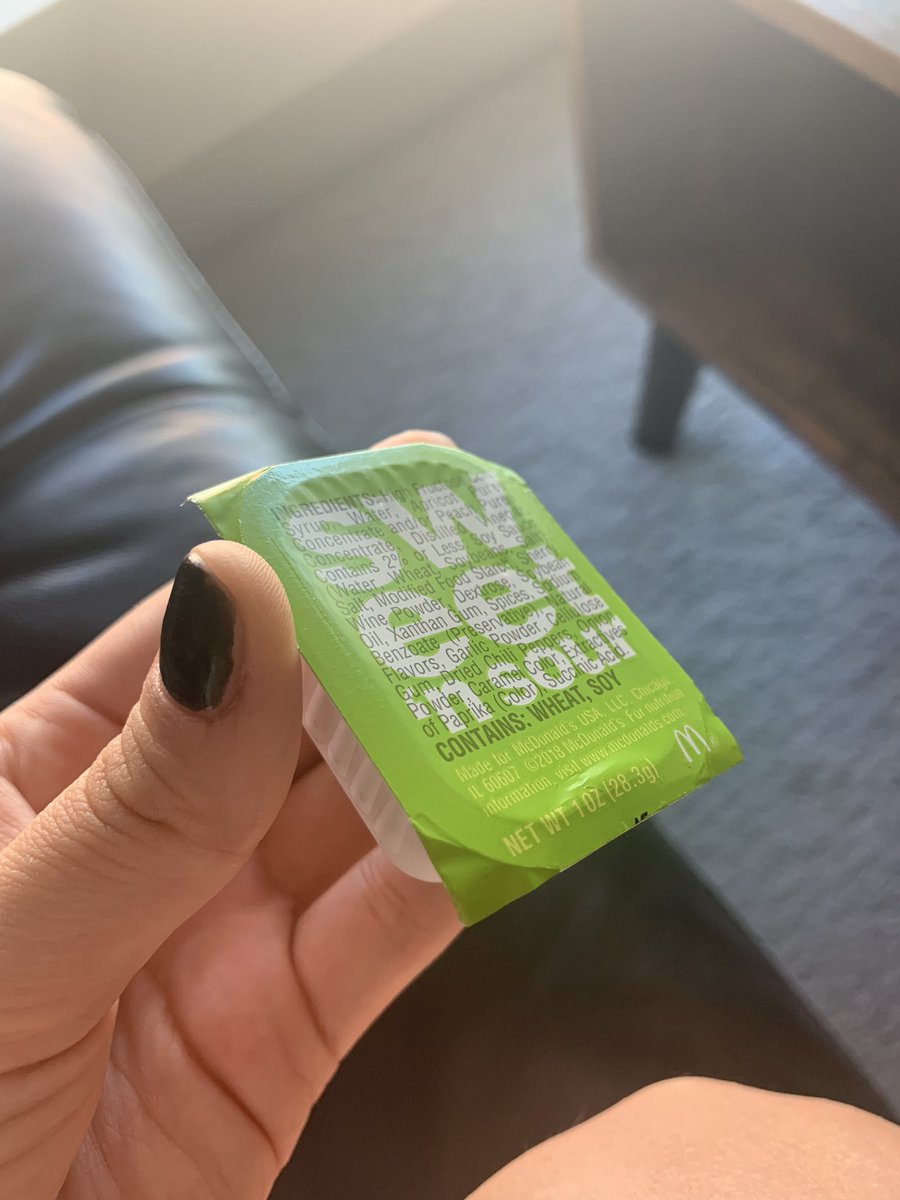 iFooYa's tweet photo. There’s no argument, sweet and sour sauce is the only sauce you get from McDonald’s https://t.co/h4I40d5GXW