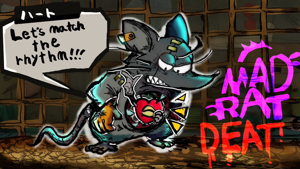 片道 美春 Katamichi V Tvittere Madratdead イラスト 落書き Gamecharacter マッドラットデッド ゲームキャラクター ニンゲンどもよ 聞いてくれ 狂ったネズミの耳鳴りを マッドラットデッド Mad Rat Dead T Co Gjwp45m2rr