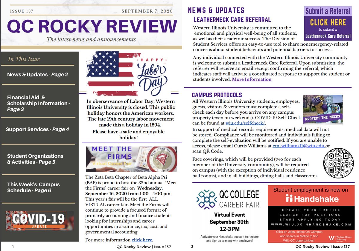 WIUENGR's tweet photo. Have you seen this week's Rocky Review? Check it at https://t.co/xAlZVRY0rZ #wiuengineering https://t.co/5SqaQ6Sy8y