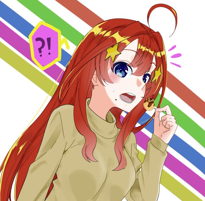 urb0 (WAKE UP ME WHEN MANA ALT)さんがTwitterに投稿した中野五月(五等分の花嫁)のイラスト。