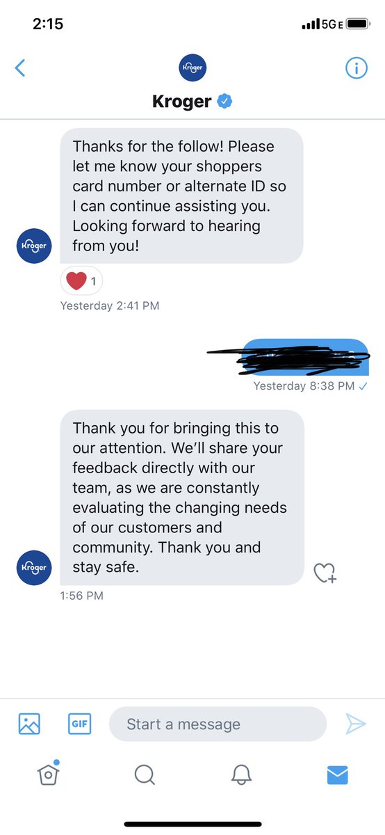 Sooo looks like <a href="/kroger/">Kroger</a> just wanted a new follower and my phone number. #assisted #theythirsty