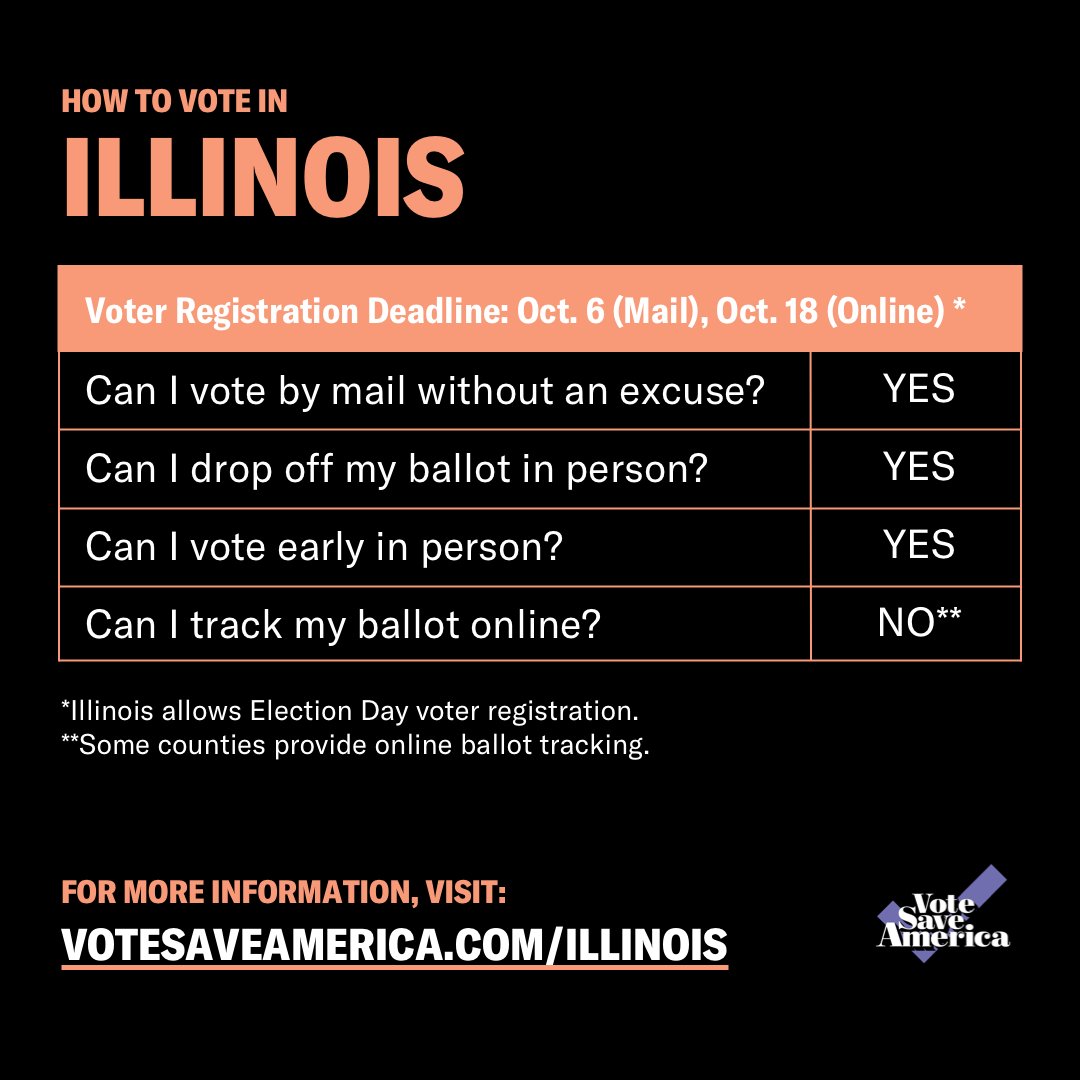 Illinois  http://votesaveamerica.com/illinois 
