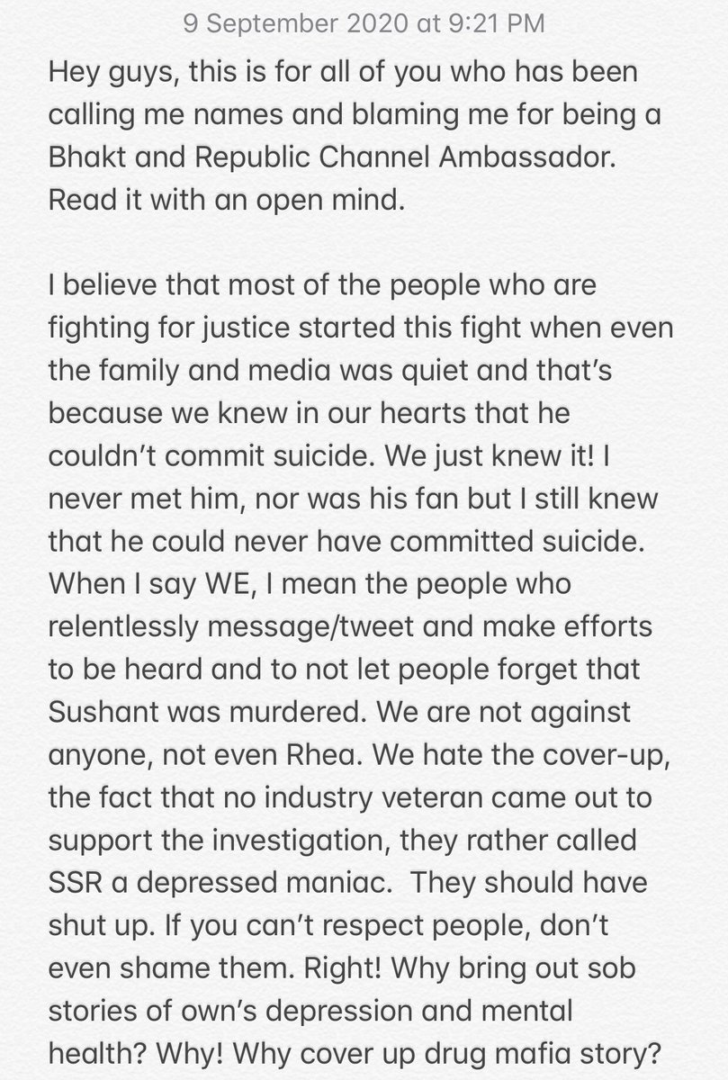 SonamRajVerma's tweet photo. This is for @itsSSR 🙏🏻

#WarriorsForSSR #Warriors4SSR #JusticeForSushantSinghRajput #SushantSingRajput #SSR #SSRWillGetJustice #SSRWarriors 

@republic @Republic_Bharat https://t.co/qnLNJQyFwz