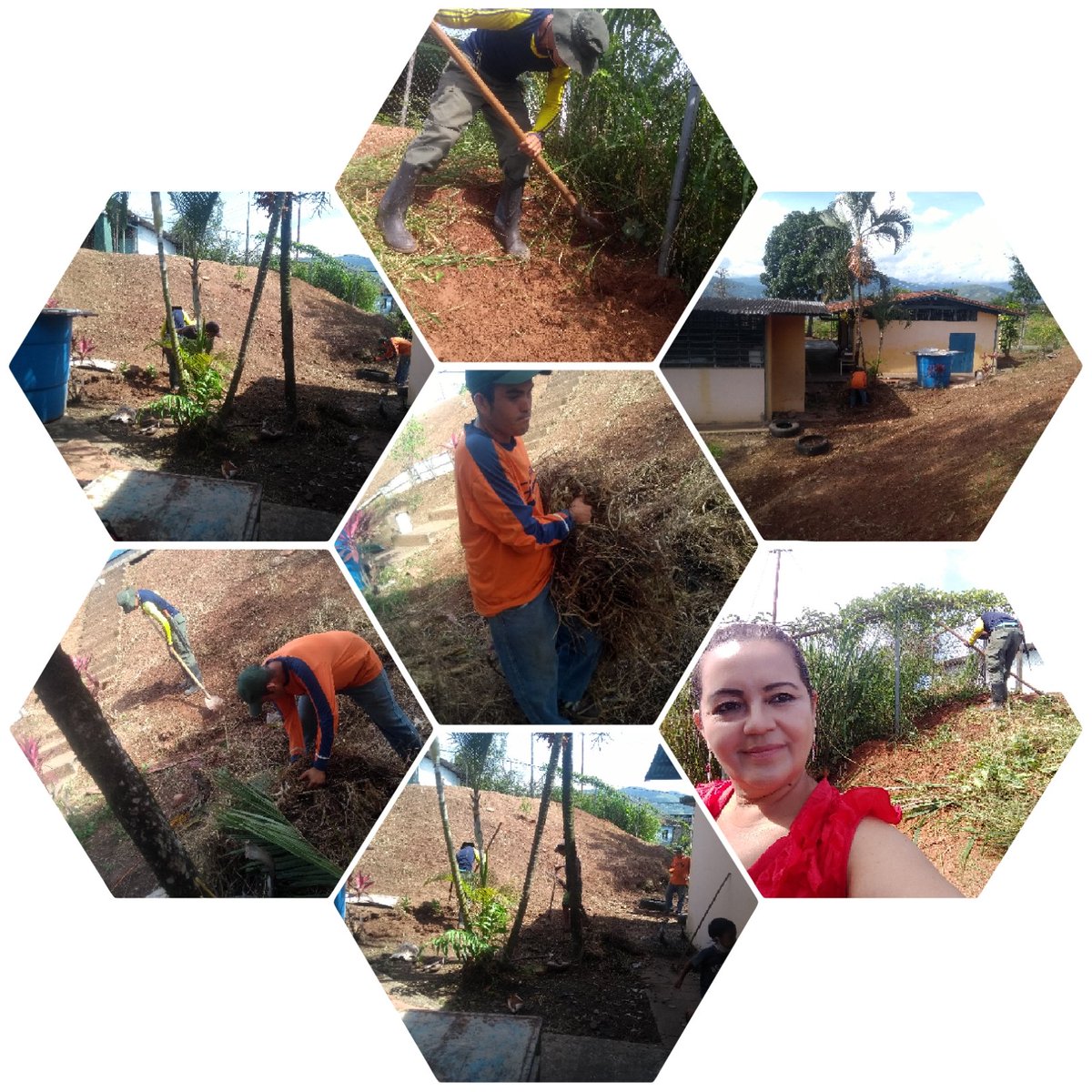Realizando limpieza de áreas verdes de nuestro preescolar CEI Manuelita Sáenz <a href="/CEI_MSaenz/">CEI Manuelita Saenz</a> <a href="/charlychaves/">Charly Rojas Chaves</a>  <a href="/MagaOliva/">Magaly Oliva</a> <a href="/aristobulopsuv/">Aristobulo Isturiz</a> <a href="/robertolobo1750/">Roberto Lobo</a> @ZonaEducTachira