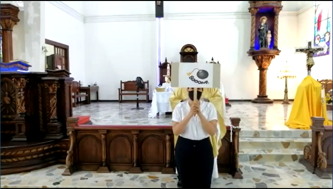 SepasNeiva's tweet photo. En un acto simbólico y muy representativo, se cambiaron las armas por herramientas durante la celebración Eucarística en la Parroquia San Vicente de Paúl De #Neiva #semanaporlaPAZ2020 #SemanaPorLaPaz33 https://t.co/fH6yWu7Szf