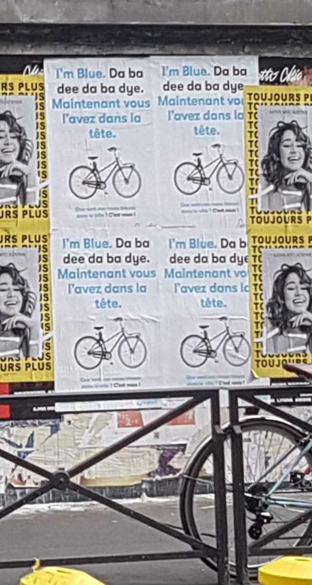 😃Bonjour à tous,
Swapfiets Paris attend surement avec impatience vos avis sur sa campagne de publicité sauvage sur les murs (et au sol) dans Paris sur leur page Google :
✔️Par ici : google.com/search?channel…