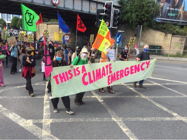 More photos coming in from Cardiff #cardiffrebellion #WeWantToLive #allforclimate #ExtinctionRebellion
