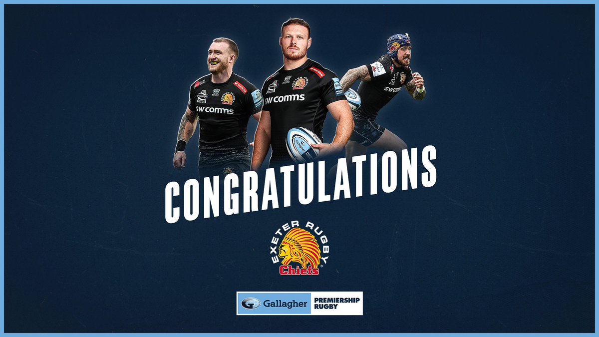 A huge congratulations to <a href="/ExeterChiefs/">Exeter Chiefs</a> as their win tonight sealed a spot in the #GallagherPrem semi-finals! 🙌

Looking in formidable form since the Restart, are you backing them to go on and win it? 🏆