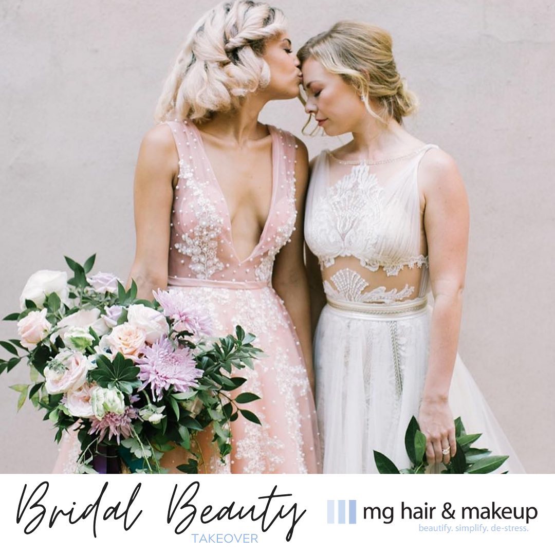MGHairandMakeup's tweet photo. #loveislove and mghairandmakeup 💗 our #samesexwedding couples!
-
#bridalbeauty with #2brides is one of our favs! We love beautifying each person to look like herself only better while helping the looks complement each other.
-
TIP: When thinking about the day of schedule and https://t.co/BM68gz7Gir