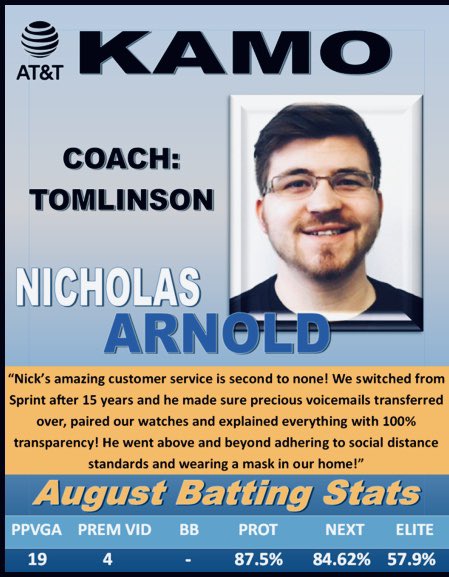 KCKingdom6's tweet photo. Fantastic job Nick! Keep treating your customers like royalty! #KCKingdom #LifeAtATT #IHXRevolution #CustomersFirst #KAMINOProud https://t.co/n8H0N9vZK6
