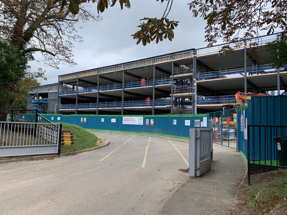 SallyKinchin's tweet photo. So good to be able to visit Burnham Grammar School for the first time since February and see the progress made.  Also, a productive meeting with the school planning career engagement with the students @WatesGroup @BurnhamGS #southernhomecounties #loveconstruction https://t.co/fFLXvNVaC2