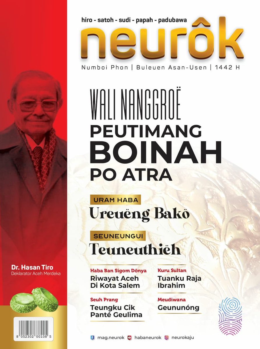 NeurokM's tweet photo. SEGERA TERBIT Majalah Berbahasa Aceh Neurok. https://t.co/Hu3cpClYzg